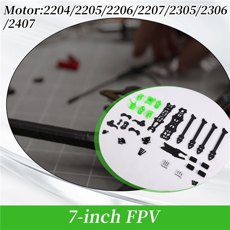 Drone Kit Parts Included - A84F-MARK4 İçin 7 İnç Çerçeve Kiti