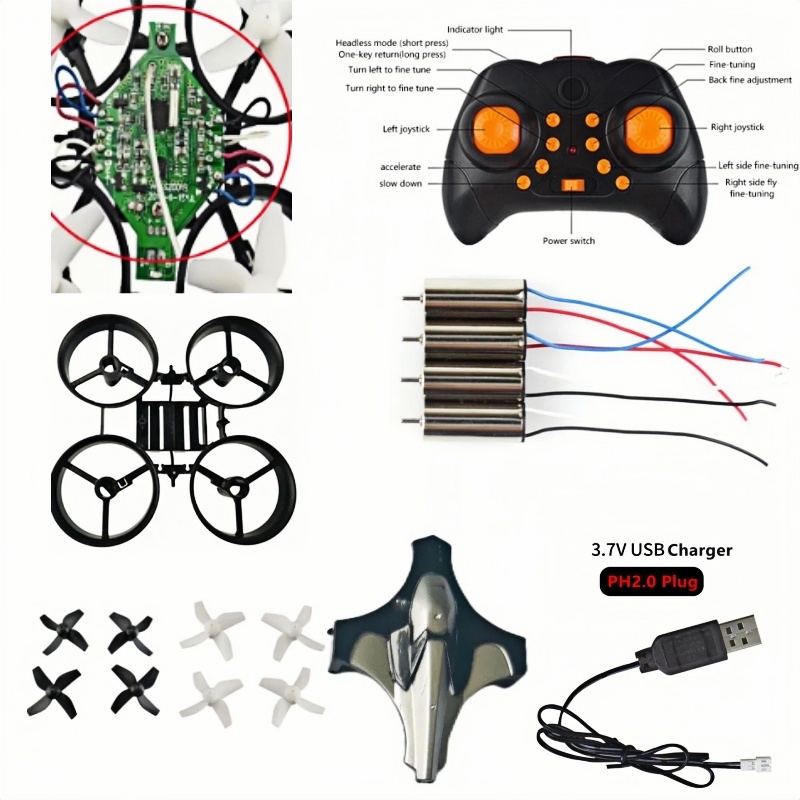 Komple DIY Drone Kiti 2.4G 6 E - Drone Kit Beginner incelemesi ve fiyatı